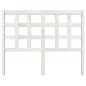 vidaXL Cabecero de cama madera maciza de pino blanco 125,5x4x100 cm vidaXL Cabecero de cama madera maciza de pino blanco 125,5x4x100 cm