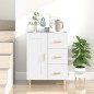 vidaXL Aparador de madera contrachapada blanco 69,5x34x90 cm vidaXL Aparador de madera contrachapada blanco 69,5x34x90 cm