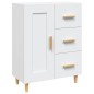 vidaXL Aparador de madera contrachapada blanco 69,5x34x90 cm vidaXL Aparador de madera contrachapada blanco 69,5x34x90 cm