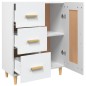 vidaXL Aparador de madera contrachapada blanco 69,5x34x90 cm vidaXL Aparador de madera contrachapada blanco 69,5x34x90 cm