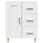 vidaXL Aparador de madera contrachapada blanco 69,5x34x90 cm vidaXL Aparador de madera contrachapada blanco 69,5x34x90 cm
