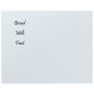 vidaXL Pizarra magnética de pared vidrio templado blanco 50x40 cm