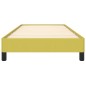 vidaXL Estructura de cama de tela verde 90x190 cm