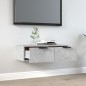 vidaXL Armario de pared madera contrachapada gris hormigón 68x30x20 cm vidaXL Armario de pared madera contrachapada gris hormigón 68x30x20 cm