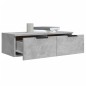vidaXL Armario de pared madera contrachapada gris hormigón 68x30x20 cm vidaXL Armario de pared madera contrachapada gris hormigón 68x30x20 cm
