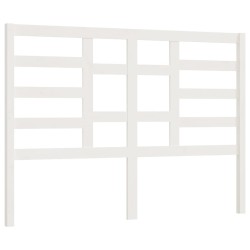 vidaXL Cabecero de cama madera maciza de pino blanco 166x4x104 cm