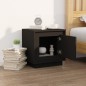 vidaXL Mesita de noche madera contrachapada negro 44x35x45 cm vidaXL Mesita de noche madera contrachapada negro 44x35x45 cm