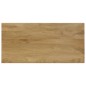 vidaXL Mesa de comedor de madera maciza de mango y acero 115x55x76 cm vidaXL Mesa de comedor de madera maciza de mango y acero 115x55x76 cm