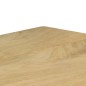 vidaXL Mesa de comedor de madera maciza de mango y acero 115x55x76 cm vidaXL Mesa de comedor de madera maciza de mango y acero 115x55x76 cm