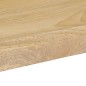 vidaXL Mesa de comedor de madera maciza de mango y acero 115x55x76 cm vidaXL Mesa de comedor de madera maciza de mango y acero 115x55x76 cm