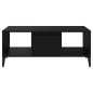 vidaXL Mesa de centro madera contrachapada negro 90x50x36,5 cm vidaXL Mesa de centro madera contrachapada negro 90x50x36,5 cm