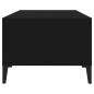 vidaXL Mesa de centro madera contrachapada negro 90x50x36,5 cm vidaXL Mesa de centro madera contrachapada negro 90x50x36,5 cm