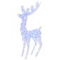 vidaXL Reno navideño acrílico XXL 250 LEDs azules 180 cm vidaXL Reno navideño acrílico XXL 250 LEDs azules 180 cm