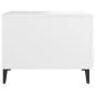 vidaXL Mesa de centro con patas de metal 2 unidades blanco 50x50x40 cm vidaXL Mesa de centro con patas de metal 2 unidades blanco 50x50x40 cm