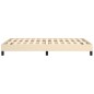 vidaXL Estructura de cama de tela color crema 120x200 cm vidaXL Estructura de cama de tela color crema 120x200 cm