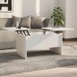 vidaXL Mesa de centro madera contrachapada blanco 80x50x42,5 cm vidaXL Mesa de centro madera contrachapada blanco 80x50x42,5 cm