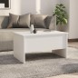 vidaXL Mesa de centro madera contrachapada blanco 80x50x42,5 cm vidaXL Mesa de centro madera contrachapada blanco 80x50x42,5 cm