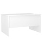 vidaXL Mesa de centro madera contrachapada blanco 80x50x42,5 cm vidaXL Mesa de centro madera contrachapada blanco 80x50x42,5 cm