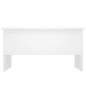 vidaXL Mesa de centro madera contrachapada blanco 80x50x42,5 cm vidaXL Mesa de centro madera contrachapada blanco 80x50x42,5 cm