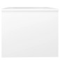 vidaXL Mesa de centro madera contrachapada blanco 80x50x42,5 cm vidaXL Mesa de centro madera contrachapada blanco 80x50x42,5 cm