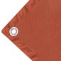 vidaXL Toldo para balcón tela oxford 90x400 cm terracota