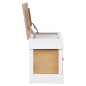 vidaXL Banco de recibidor de madera de Paulownia 70x35x45 cm vidaXL Banco de recibidor de madera de Paulownia 70x35x45 cm