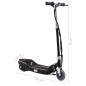 vidaXL Patinete eléctrico con LED negro 120 W vidaXL Patinete eléctrico con LED negro 120 W