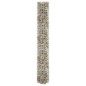 vidaXL Poste circular de gaviones acero galvanizado Ø30x200 cm