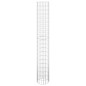 vidaXL Poste circular de gaviones acero galvanizado Ø30x200 cm