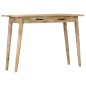 vidaXL Mesa consola de madera maciza de mango rugosa 115x40x75 cm vidaXL Mesa consola de madera maciza de mango rugosa 115x40x75 cm