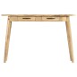 vidaXL Mesa consola de madera maciza de mango rugosa 115x40x75 cm vidaXL Mesa consola de madera maciza de mango rugosa 115x40x75 cm