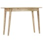 vidaXL Mesa consola de madera maciza de mango rugosa 115x40x75 cm vidaXL Mesa consola de madera maciza de mango rugosa 115x40x75 cm