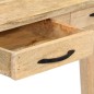vidaXL Mesa consola de madera maciza de mango rugosa 115x40x75 cm vidaXL Mesa consola de madera maciza de mango rugosa 115x40x75 cm