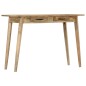 vidaXL Mesa consola de madera maciza de mango rugosa 115x40x75 cm vidaXL Mesa consola de madera maciza de mango rugosa 115x40x75 cm