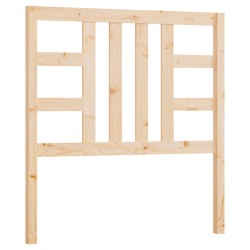 vidaXL Cabecero de cama madera maciza de pino 96x4x100 cm