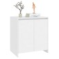 vidaXL Aparador de madera contrachapada blanco 70x41x75 cm vidaXL Aparador de madera contrachapada blanco 70x41x75 cm