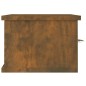 vidaXL Armario de pared contrachapado roble ahumado 60x26x18,5 cm vidaXL Armario de pared contrachapado roble ahumado 60x26x18,5 cm