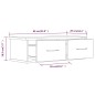 vidaXL Armario de pared contrachapado roble ahumado 60x26x18,5 cm vidaXL Armario de pared contrachapado roble ahumado 60x26x18,5 cm