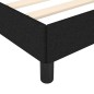 vidaXL Estructura de cama de tela gris claro 100x200 cm vidaXL Estructura de cama de tela gris claro 100x200 cm