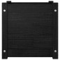 vidaXL Jardinera de madera maciza de pino negro 40x40x40 cm vidaXL Jardinera de madera maciza de pino negro 40x40x40 cm