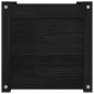 vidaXL Jardinera de madera maciza de pino negro 40x40x40 cm vidaXL Jardinera de madera maciza de pino negro 40x40x40 cm