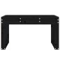 vidaXL Banco de jardín madera maciza de pino negro 80x38x45 cm vidaXL Banco de jardín madera maciza de pino negro 80x38x45 cm