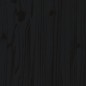 vidaXL Banco de jardín madera maciza de pino negro 80x38x45 cm vidaXL Banco de jardín madera maciza de pino negro 80x38x45 cm