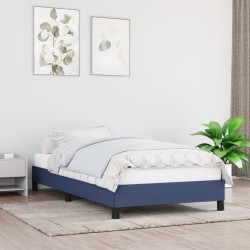 vidaXL Estructura de cama de tela negro 100x200 cm