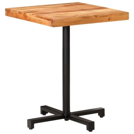 vidaXL Mesa de bistró cuadrada madera de mango maciza 60x60x75 cm