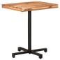 vidaXL Mesa de bistró cuadrada madera de mango maciza 60x60x75 cm