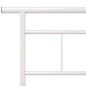 vidaXL Estructura de cama de metal blanco 100x200 cm