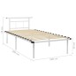 vidaXL Estructura de cama de metal blanco 100x200 cm