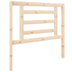 vidaXL Cabecero de cama madera maciza de pino 96x4x100 cm