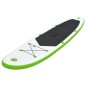 vidaXL Juego de tabla de paddle surf hinchable verde y negro vidaXL Juego de tabla de paddle surf hinchable verde y negro